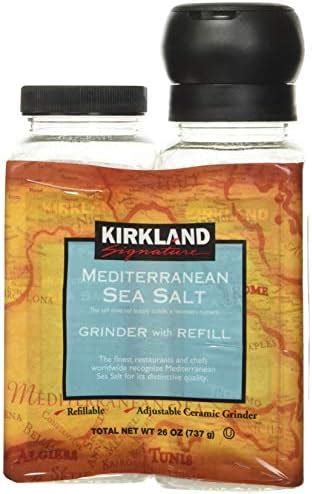 Amazon Kirklands Signature Mediterranean Sea Salt Grinder With