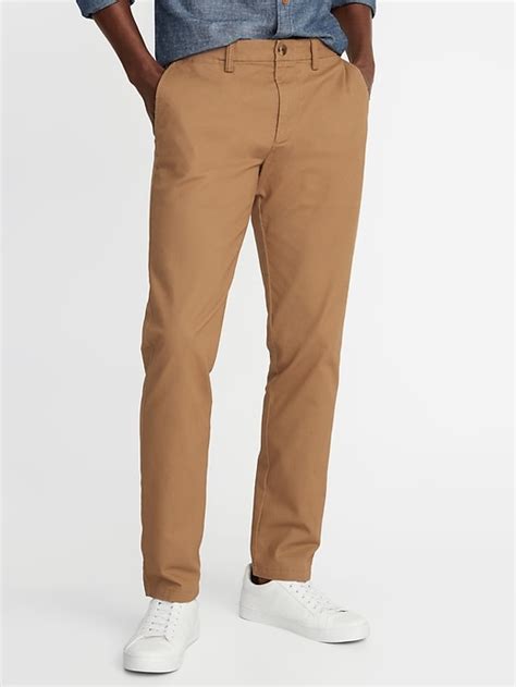 Old Navy Mens Relaxed Slim Ultimate Built In Flex Khakis Doe A Deer