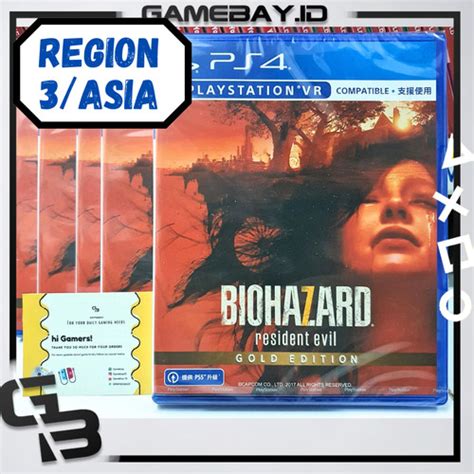 Jual Ps Resident Evil Vii Biohazard Gold Edition Re Reg