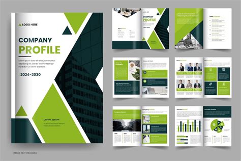 Company Profile Template Or Business Brochure Layout And Annual Report