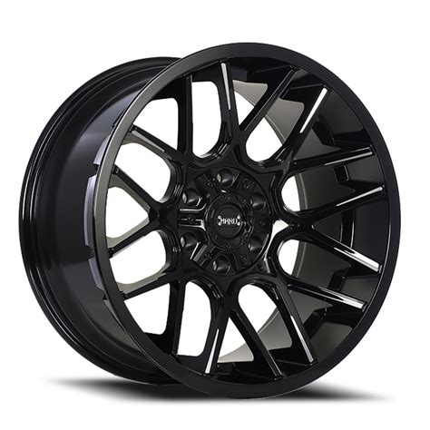 Ruffino Hard Tactical Rims Wheels Gloss Black 20 0x10 0 Group A Wheels