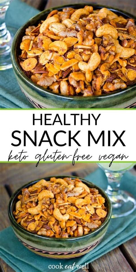 Easy Snack Mix (Keto, Paleo, Whole30) | Recipe | Healthy snack mix ...