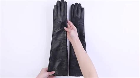 Gl Custom Sex Ladies Long Luxury Goatskin Leather Opera Gloves For Winter Buy Ladies Luxury