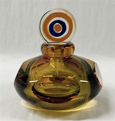 Murano Sommerso Glass Perfume Bottle