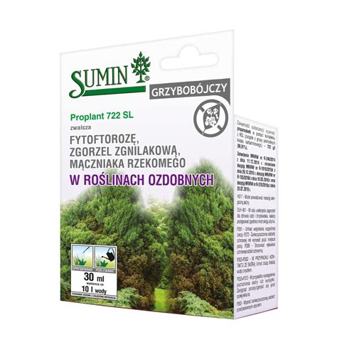 PROPLANT 722 SL 30 ML KKA 09184 ochrona roślin warzywnych i ozdobnych