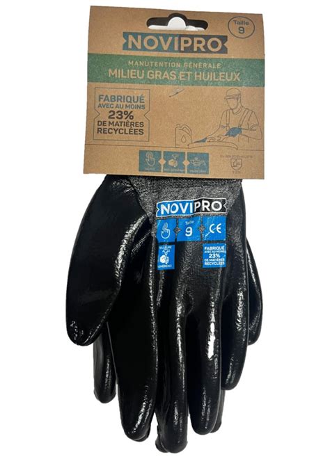 Novipro Gants Manutention G N Rale Milieu Gras Et Huileux T