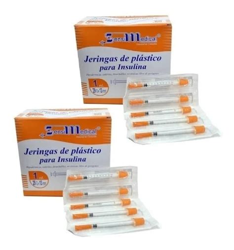 Jeringa Insulina Sensimedical Ml C Aguja Gx Mm C U Doctor