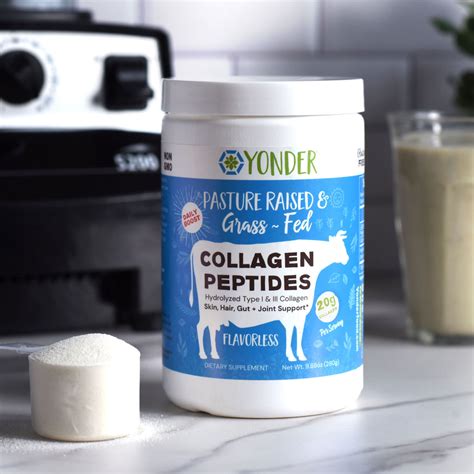 Unflavored Grass Fed Collagen Peptides Yonder Collagen