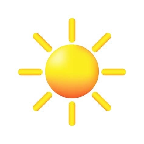 Premium Vector 3d Cartoon Icon The Weather Forecast Mostly Sunny