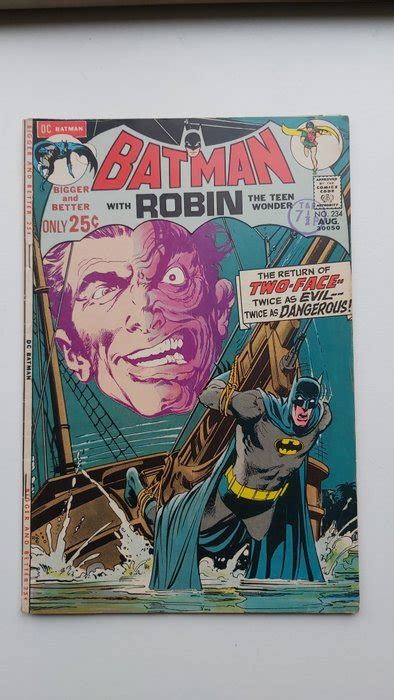 Batman 234 Iconic Two Face cover Broché EO 1971 Catawiki