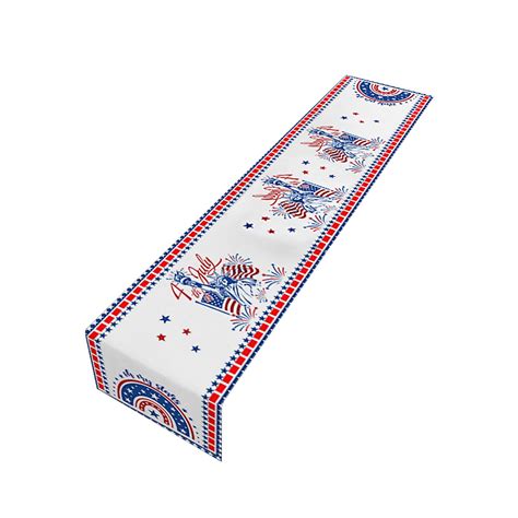 Clearance Zainafacai Table Runners American Flag Th July Patriotic