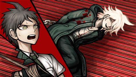 Image Danganronpa 2 Cg Hajime Hinata Delivering Nagito Komaeda Food