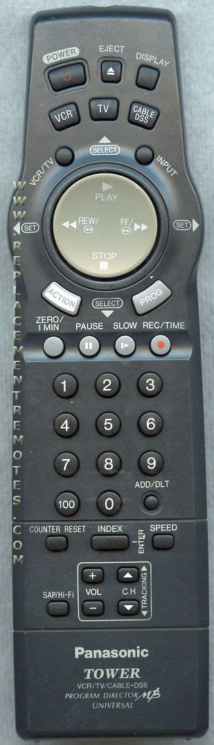 Buy Panasonic Vsqs Vsqs Tv Vcr Combo Remote Control