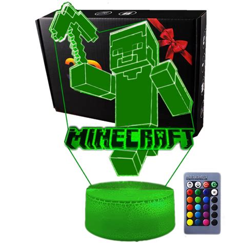 Lampka D Nocna Led Usb Na Prezent Minecraft Gra Allegro Pl