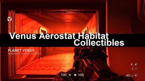 Wolfenstein 2 Collectibles Venus Aerostat Habitat District Youtube