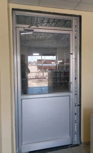 Aluminium Glass Hinged Door For Home And Hotel Thickness 20mm Frame