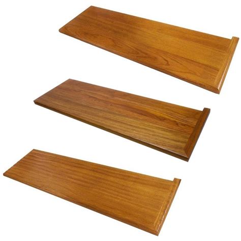 Stair Treads & Risers: Hardwood, Oak Stair Treads in Curved & other Styles