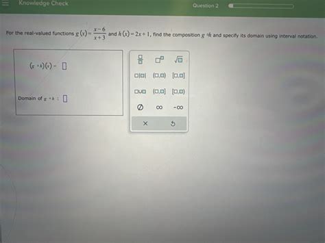 Solved For The Real Valued Functions Gxx3x−6 And