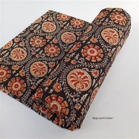 Cotton Printed Hand Block Fabrics Kalamkari Prints Traditional