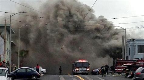 San Francisco firefighters battle 2-alarm fire in Sunset District ...