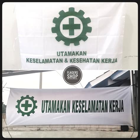 Jual PAKET BENDERA K3 SPANDUK KESELAMATAN Di Lapak Flagers Shop