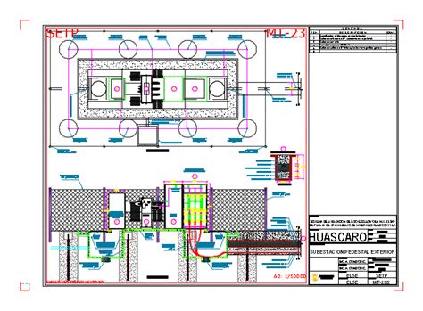 Substation Pedestal Type 1000kva DWG Detail For AutoCAD Designs CAD