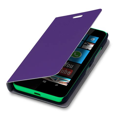 Kwmobile Flip Cover For Nokia Lumia Case Slim Back Shell Hard