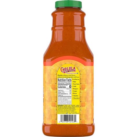 Cholula Chili Garlic Hot Sauce Fl Oz One Fluid Ounce Bulk Container Of Chili Garlic Hot