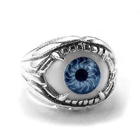 JEWELLERY IN FASHION: Gothic Silver Eye / Eyeball Rings