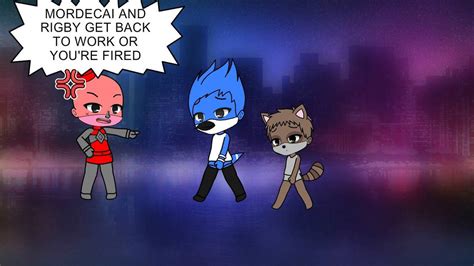 Benson yelling at mordecai and rigby by haikaltv on DeviantArt