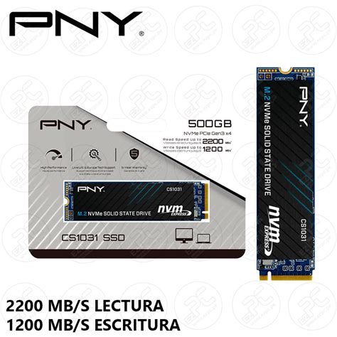 SSD PNY 500GB CS1031 M 2 2280 PCIE GEN3 X4 NVME 1 3 M280CS1031 500 CL