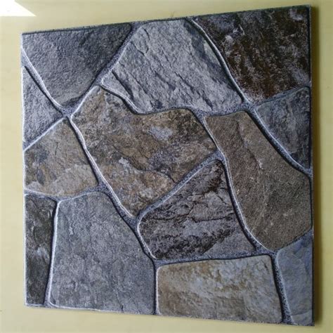 Jual Keramik Motif Batu 40x40 Slate Stone Grey Kab Bogor Abie