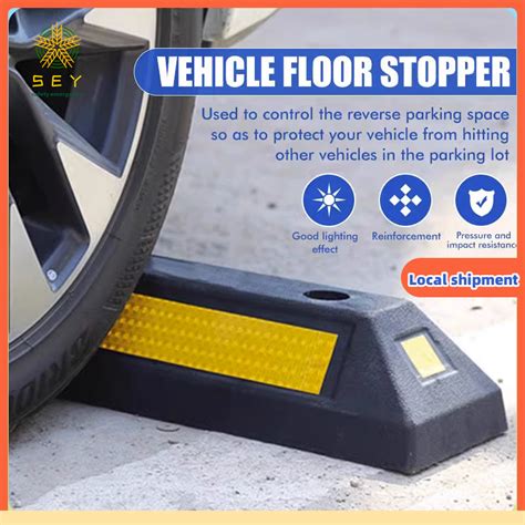 CODRubber Plastic Parking Space Locator 54cm Parking Space Stopper