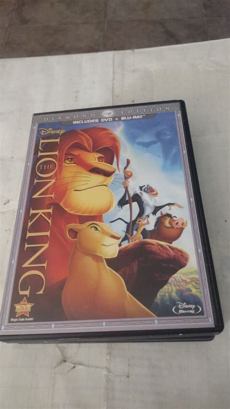 The Lion King Blu Raydvd 2011 2 Disc Set Diamond Edition Combo Pack