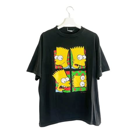 VINTAGE THE SIMPSONS Bart Simpson Single Stitch T Shirt XL 48 00