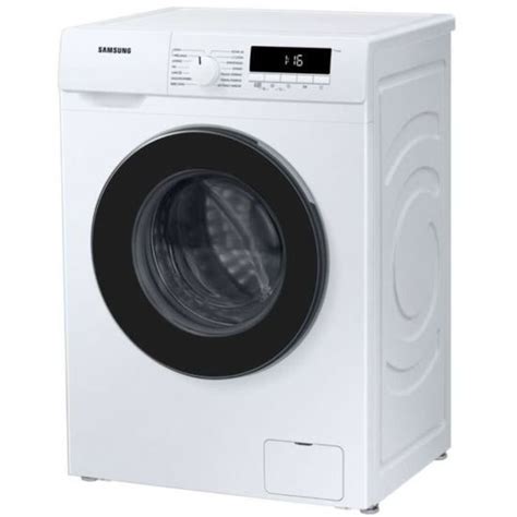 Lave linge hublot SAMSUNG WW80T301MBW Blanc 8 Kg Cdiscount Electroménager