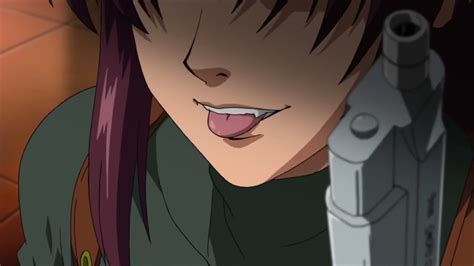 Revy Black Lagoon Smiling