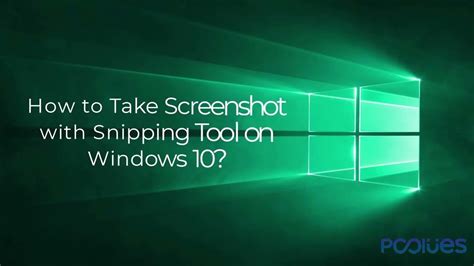 How to Take Screenshot with Snipping Tool on Windows 10? | Snipping tool, Windows 10, 10 things