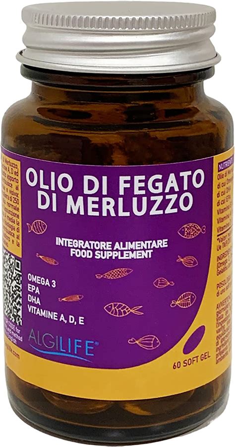 Acquista Online Algilife Olio Di Fegato Di Merluzzo 60 Perle