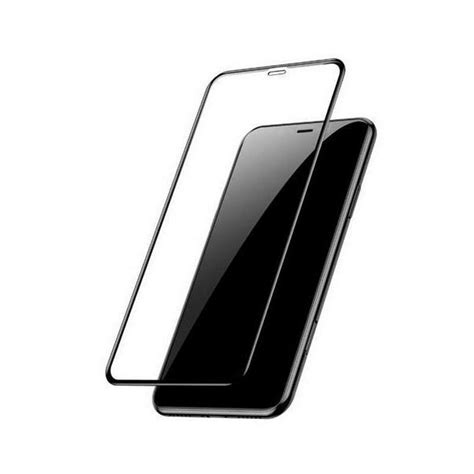 Baseus Protector Cristal Templado Mm Con Bordes Negros Para Iphone