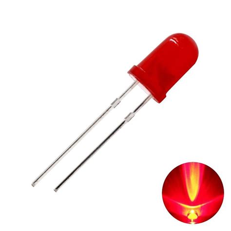 Circuitrocks Led 5mm Diode Light Green Blue White Yellow Red 5pcs