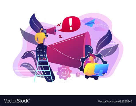 Draw Attention Concept Royalty Free Vector Image