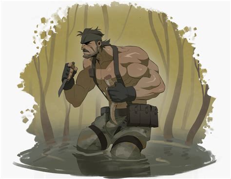 Naked Snake Metal Gear And 1 More Drawn By Sweetcherub Art Danbooru