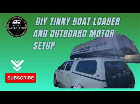 Inexpensive DIY Boat Loader And Outboard Motor Touring Setup YouTube