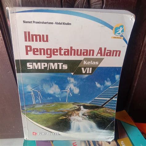 Jual Buku Ilmu Pengetahuan Alam Untuk Siswa Smp Kelas Vii Penerbit Bumi Aksara Kurikulum 2013