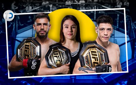 México el país con más campeones actuales de UFC así es el ranking