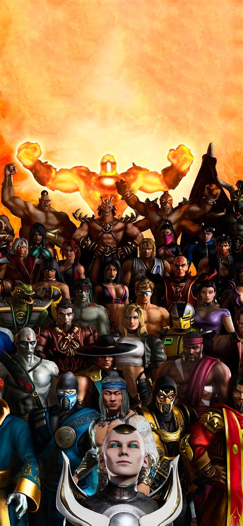 1242x2688 Mortal Kombat All Characters Iphone Xs Max Hd 4k Wallpapers Images Backgrounds