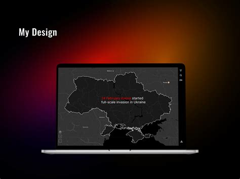 Interactive map of war :: Behance