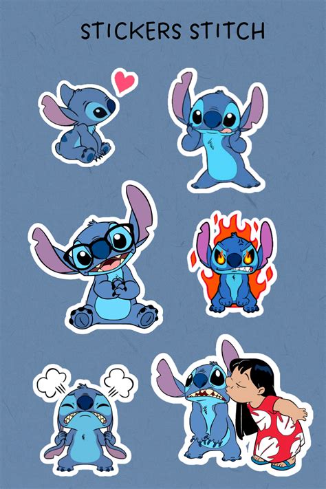 Stickers De Stitch Para Imprimir - 8
