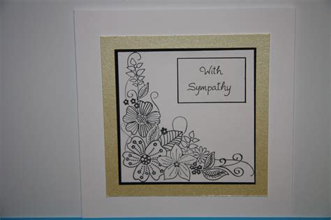 Sympathy card. | Sympathy cards, Paper crafts, Sympathy